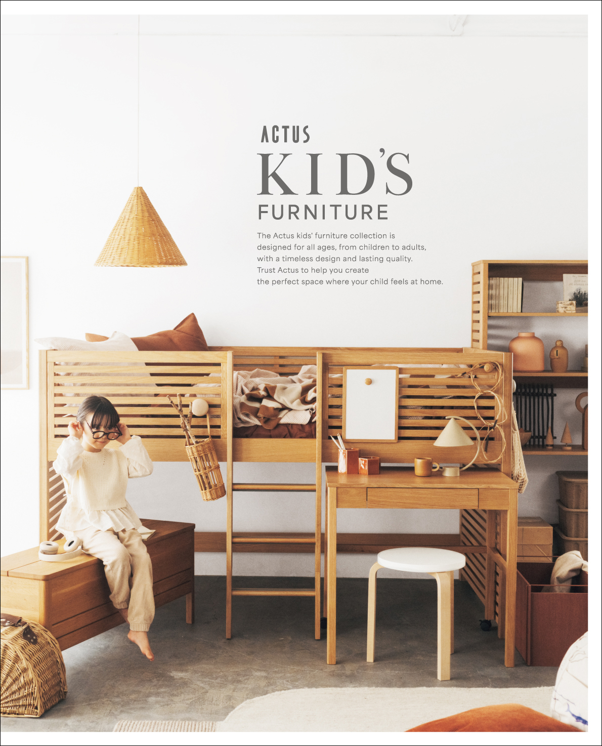 子ども家具コレクション<br>［デスク・ベッド・収納］