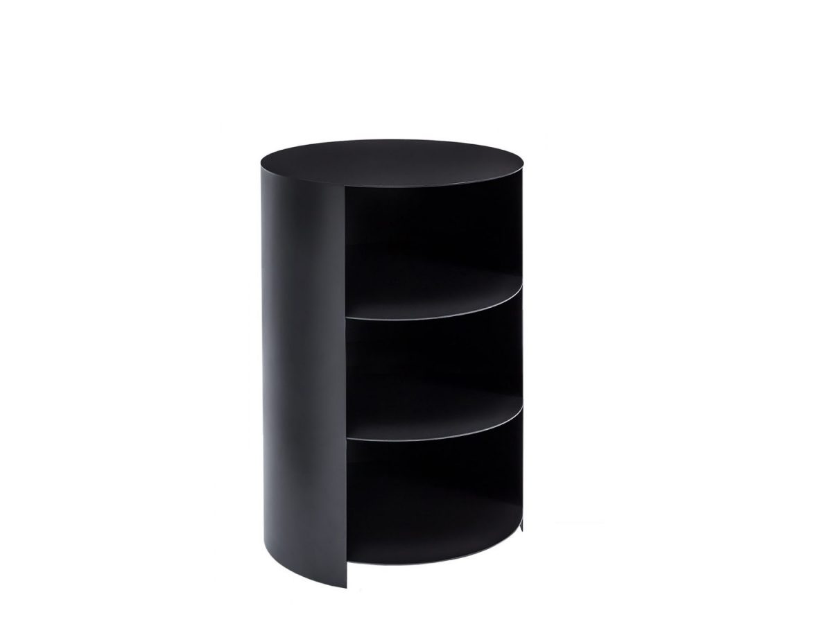 HIDE PEDESTAL SIDE TABLE