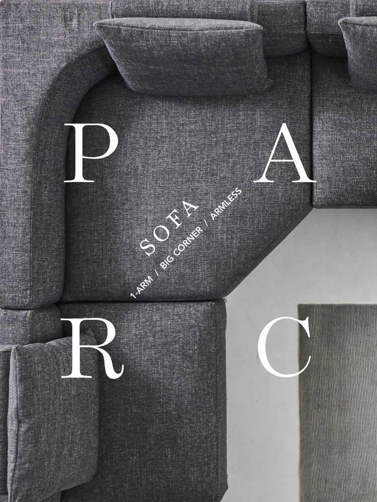 新素材による快適な座り心地と、自分らしい暮らしをかなえるソファ 「PARC（パーク）」