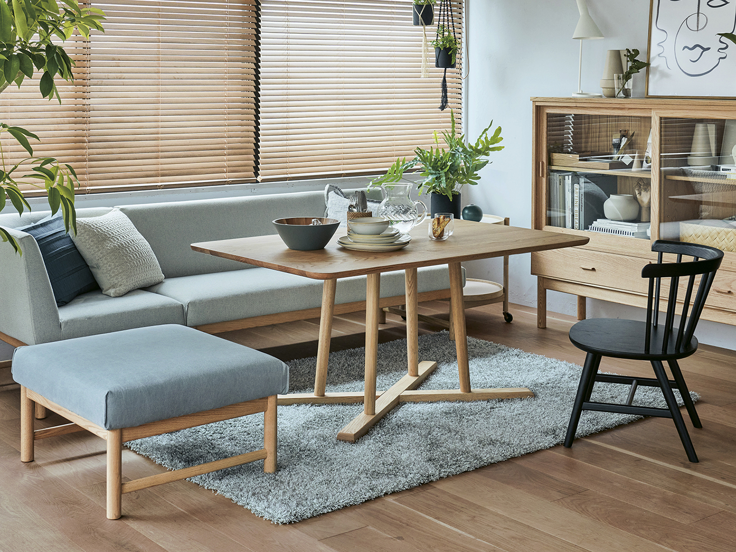 THYME DINING TABLE（SQUARE）（タイム ダイニングテーブル（スクエア ...