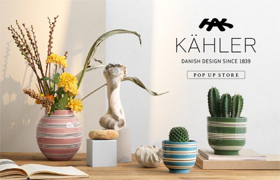 【POP-UP】デンマークを代表する陶磁器ブランド「KAHLER（ケーラー）」