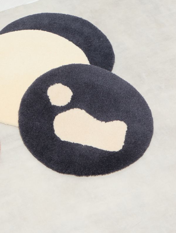 Wool chair pad Ojigi / Donut
